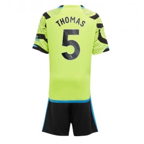 Arsenal Thomas Partey #5 Udebanesæt Børn 2023-24 Kort ærmer (+ korte bukser)